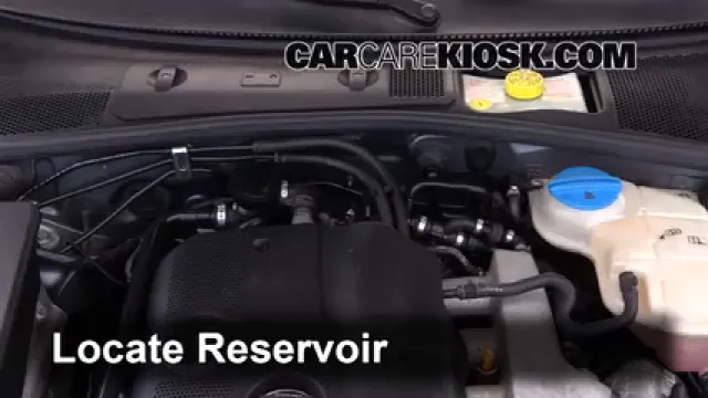 2005 Volkswagen Passat GLS 4 Motion 1.8L 4 Cyl. Turbo Wagon Liquide essuie-glace Ajouter du liquide
